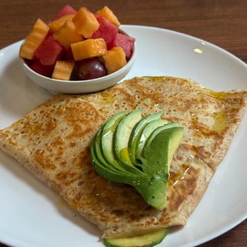Smoked Salmon Crêpe.